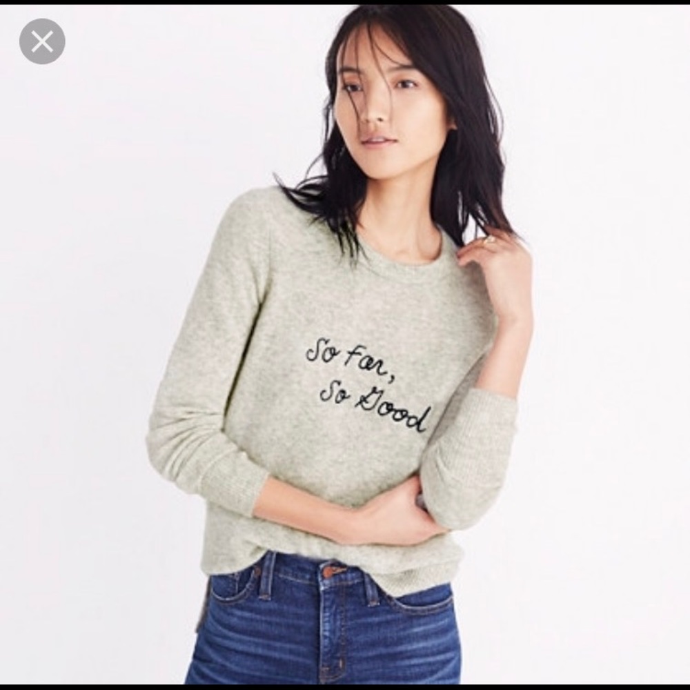(SOLD) Brand New Madewell So Far So Good Sweater